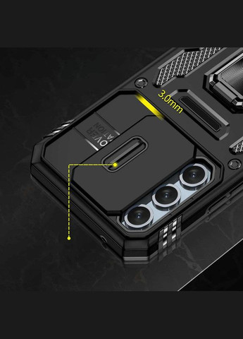 Ударопрочный чехол Camshield Army Ring для Samsung Galaxy A35 / A55 Black No Brand (344465011)
