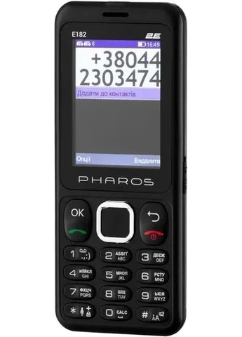 Телефон E182 Black UA UCRF 2E (362213121)
