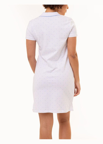 Белое платье-поло dot polo dress U.S. Polo Assn.