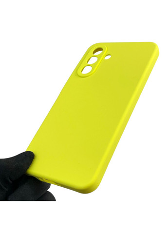 Чехол для Galaxy A36 5G (SM-A366U) силиконовый с микрофиброй нескользящий на самсунг а36 5г желтый Samsung (366388400)