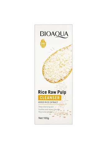 Пінка для вмивання обличчя Rice Raw Pulp Cleancer з екстрактом рису Bioaqua (311538148)