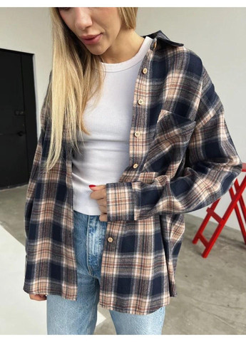 Серая рубашка No Brand