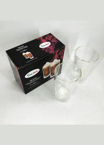 Чашки з подвійним дном для еспресо CB-8735-2, Набір чашок з подвійним дном YD-194 для кави Con Brio (352769489)