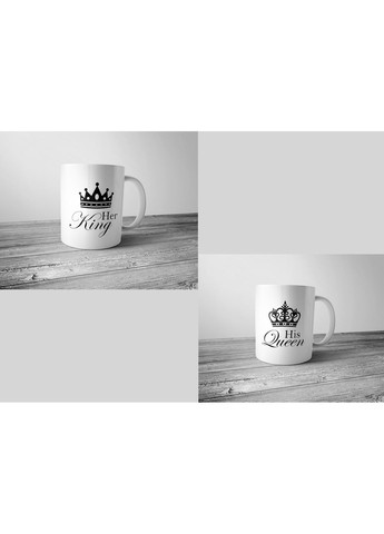 Парні кружки - His queen, Her king No Brand (302521861)