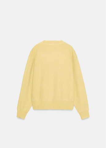 Желтый демисезонный свитер Zara