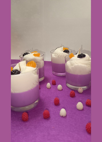 Свеча из соевого воска Десерт со взбитыми сливками ручной работы Hand Made (323141418)