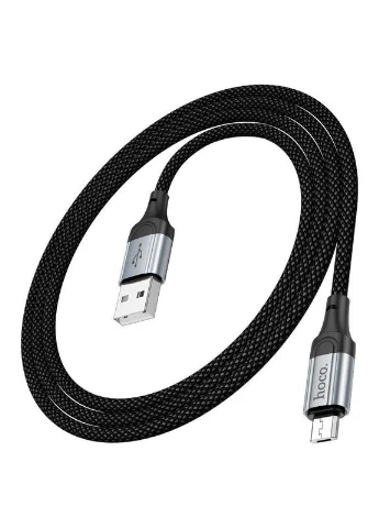 Кабель Micro USB для зарядки телефону, смартфона / зарядний шнур провід мікро юсб для передачі даних 1м Hoco (364675226)