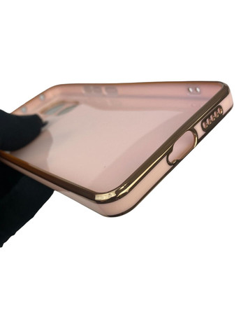 Чохол для Redmi Note 13 Pro 5G з кільцем MagSafe із золотою окантовкою на сяомі редмі нот 13 про пудровий gs1 Xiaomi (366229370)