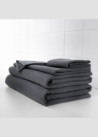 IKEA банний рушник антрацит 70х140 см темно-сірий виробництво -