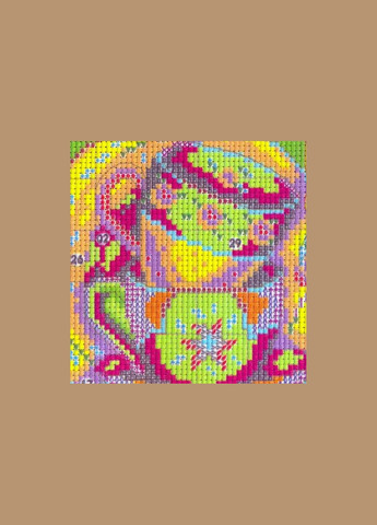 Набор для вышивания по нанесённой на канву схеме "The vase on the shelf". AIDA 14CT printed, 36*43см Joy Sunday (313614250)