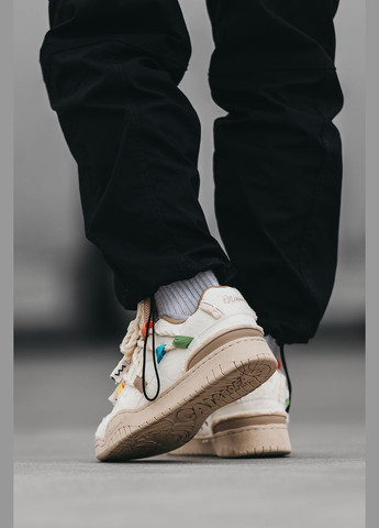 Кроссовки женские и мужские Cat & Sofa beige multicolor | Кэт & Софа бежевые No Brand бежевые всесезоны (315006142)