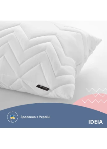 Подушка 40х60 см NORDIC COMFORT+ антиаллергенная с молнией холлофайбер IDEIA (386250852)