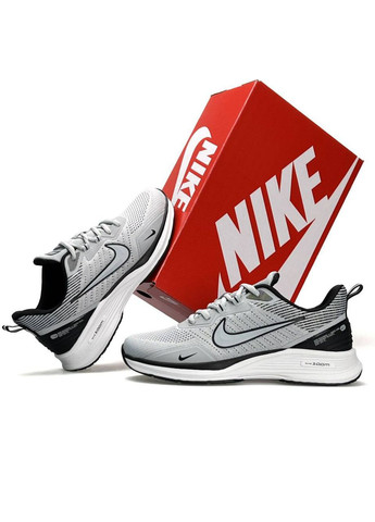 Світло-сірі Осінні кросівки чоловічі nike No Brand Zoom Winflo Light Grey