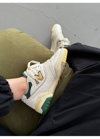 Сірі Осінні кросівки чоловічі new balance 550 aime leon dore natural green нью беланс 550 No Brand