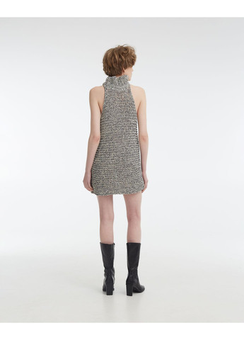 Серое платье melange KNITLAB