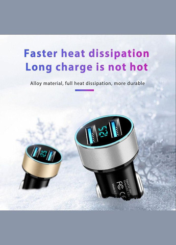 Автомобільний зарядний пристрій для прикурювача USB-адаптер для смартфона XJXN (297707654)