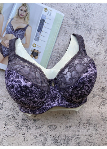 Бузковий бузковий бюстгальтер на четвертий розмір грудей Lanny Mode