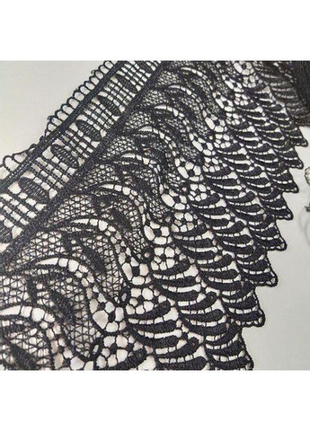 Мереживо макраме 17см (13 м) Колір чорний (45-SF3476A-2) Plus-plus (352745653)