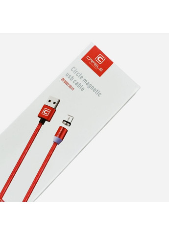 Магнітний USB кабель LED для швидкої зарядки з адаптером для Type C в комплекті 1м ( ) Cafele (366666353)