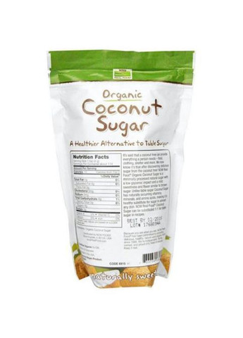 Coconut Sugar 454 g /114 servings/ Now Foods (362419292)