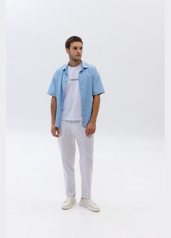 Льняні кежуал штани з лого СК Vakko (298886067)