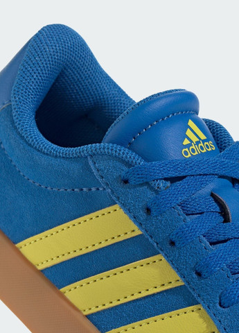 Синій всесезонні кросівки vl court 3.0 kids adidas