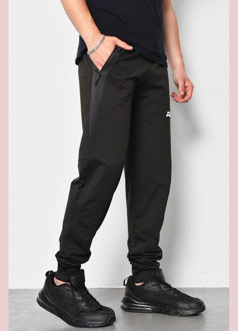 Спортивні штани чоловічі чорного кольору Let's Shop (290255261)