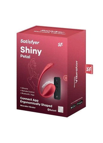 Смарт-виброяйцо Satisfyer Shiny Petal Connect App, управление со смартфона, пульт ДУ No Brand (366879418)