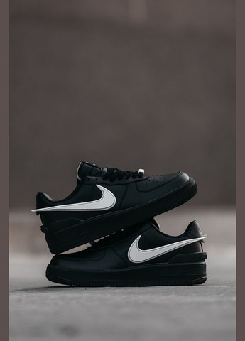 Черные кроссовки унисекс Nike Air Force x AMBUSH Black