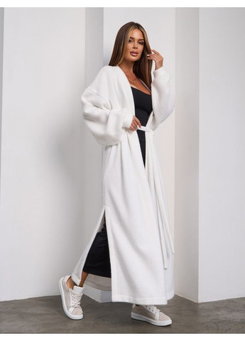 Белый демисезонный кардиган ISSA PLUS