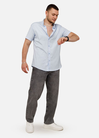 Чоловіча сорочка з коротким рукавом колір блакитний ЦБ-00250761 G-Port (297136479)