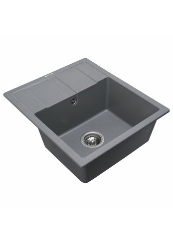 Гранітна мийка для кухні 5851 ARIA матова мусон Platinum (336937529)