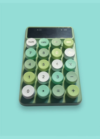 Бездротова цифрова клавіатура VHG Q3 Green, Wireless Numeric Keyboard Том.М (334304993)