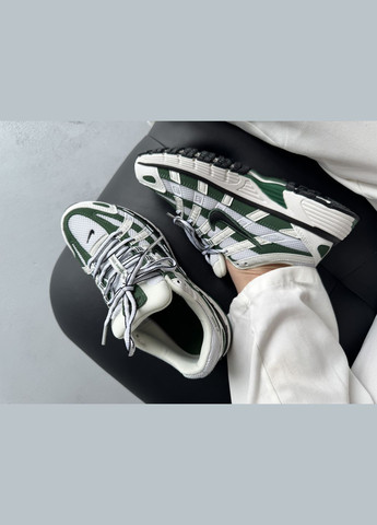 Кросівки жіночі і чоловічі Nike P-6000 White Green Black | Найк Р-6000 зелені No Brand зелені демісезони (342717942)