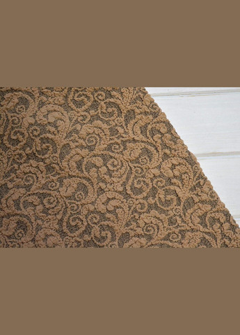 Чохли на стільці з спідницею (жаккард) Пісочні Kayra (324800123)