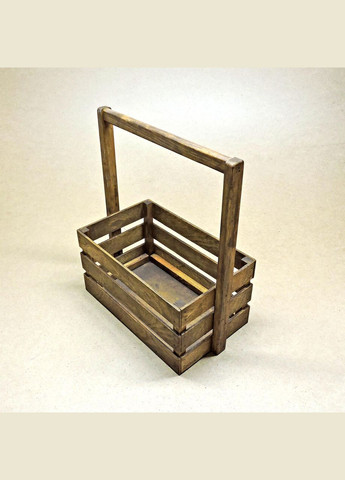 Подарочная корзинка из дерева Тилтон 18х30 капучино (ПДК-0023309) No Brand (328911098)