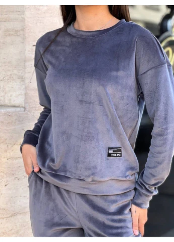 Жіночий спортивний костюм MN2068 чорного кольору 00737 No Brand (398296541)