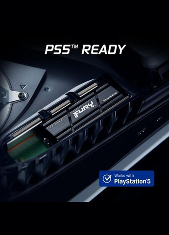 Накопичувач SSD 2TB Fury Renegade with Heatsink M.2 2280 PCIe 4.0 x4 NVMe 3D TLC (SFYRDK/2000G) Kingston (315029686)