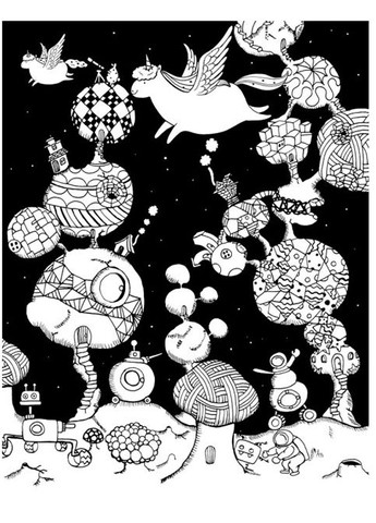 Книга Розмальовка-антистрес Майже мільйон єдинорогів Розмальовки для дівчаток Майо Лулу Жорж (315035498)