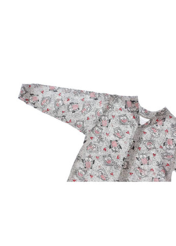 Чоловічок для дівчинки на манжеті кулір сірий 92 см (50094) BABYKROHA (315423829)