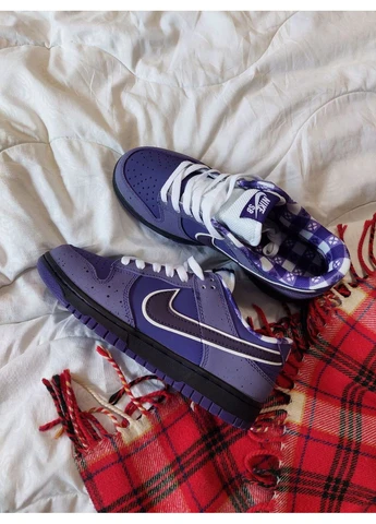 Фіолетові кросівки чоловічі nike sb dunk low lobster violet найк сб данк фіолетові демісезон No Brand