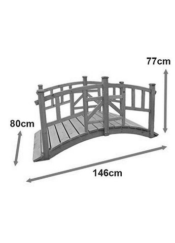 Садовий місток з дерева Луана каррі (МОС-004803) No Brand (328960840)