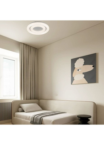 Стельова led люстра 50см 80W з пультом і додатком (97-MX6006 (500+330) No Brand (370072528)