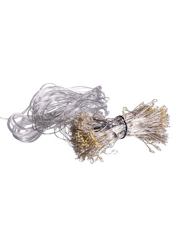 Гирлянда-штора Роса Хвойная лапа 600 LED 3* 3 метра, желтый No Brand (366221548)