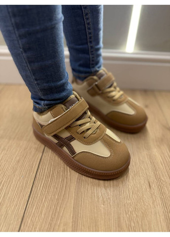 Утеплені хайтопи на липучках та шнурівках-резинках No Brand (365807178)