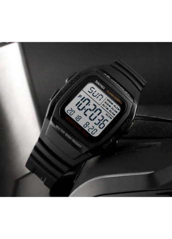 Чоловічий спортивний годинник 1278 Чорний Skmei (313653675)