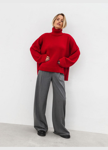 Красный зимний свитер Romashka Англія