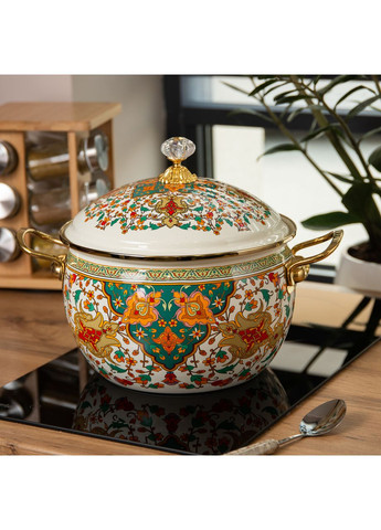 Емальована каструля об'ємом 4 літри для газових та електричних плит HP-2-115 Jooki (358706517)