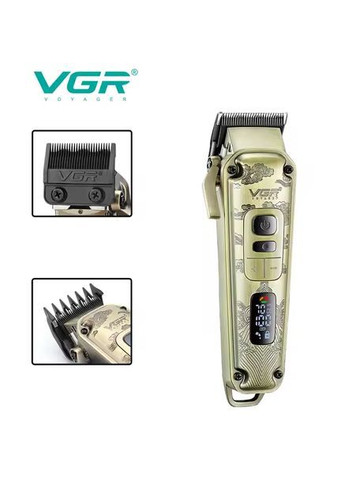 Набор для стрижки волос и бороды 3в1 VGR V642 — машинка, триммер, шейвер. No Brand - (366664475)
