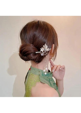 Китайская заколка для волос в стиле Жемчужины бабочки с красивыми подвесками No Brand (370290376)